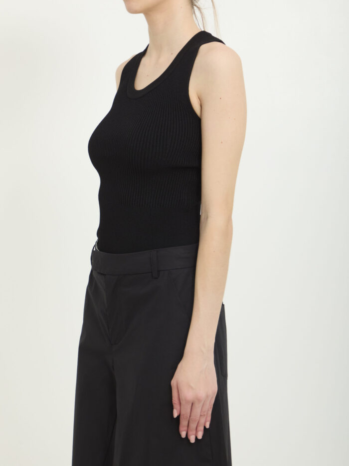 Alaia Rib knit tank top