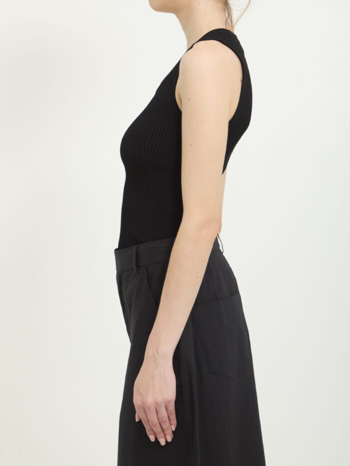 Alaia Rib knit tank top
