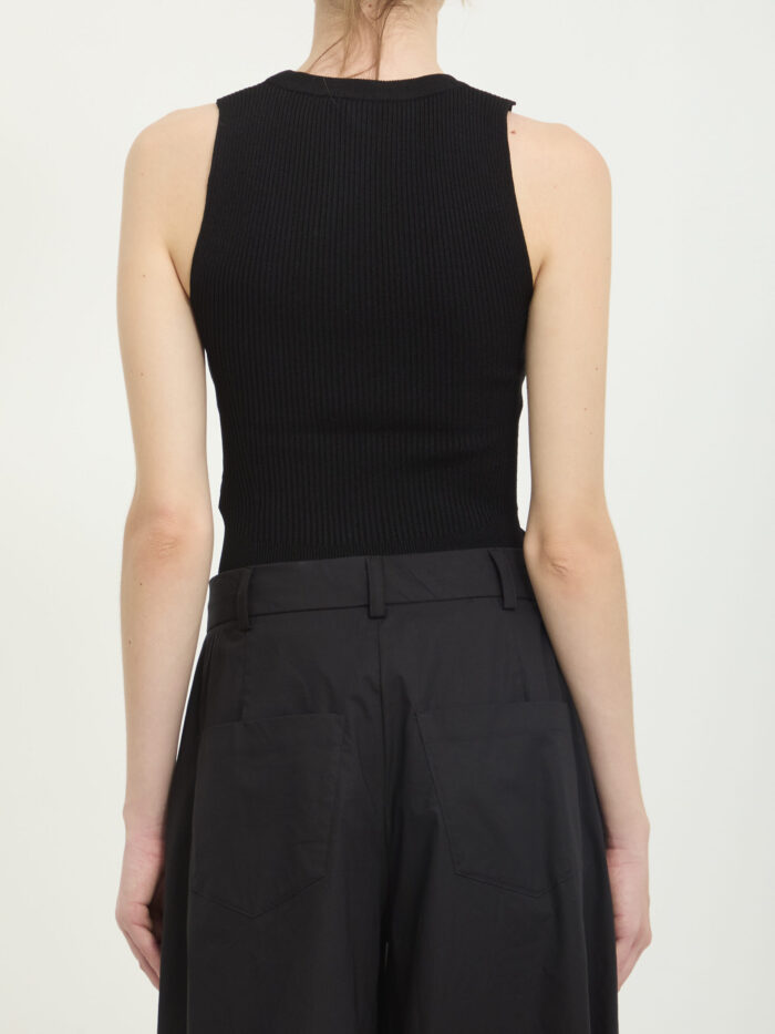 Alaia Rib knit tank top