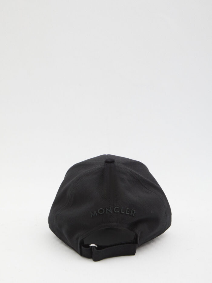 Moncler Black baseball cap