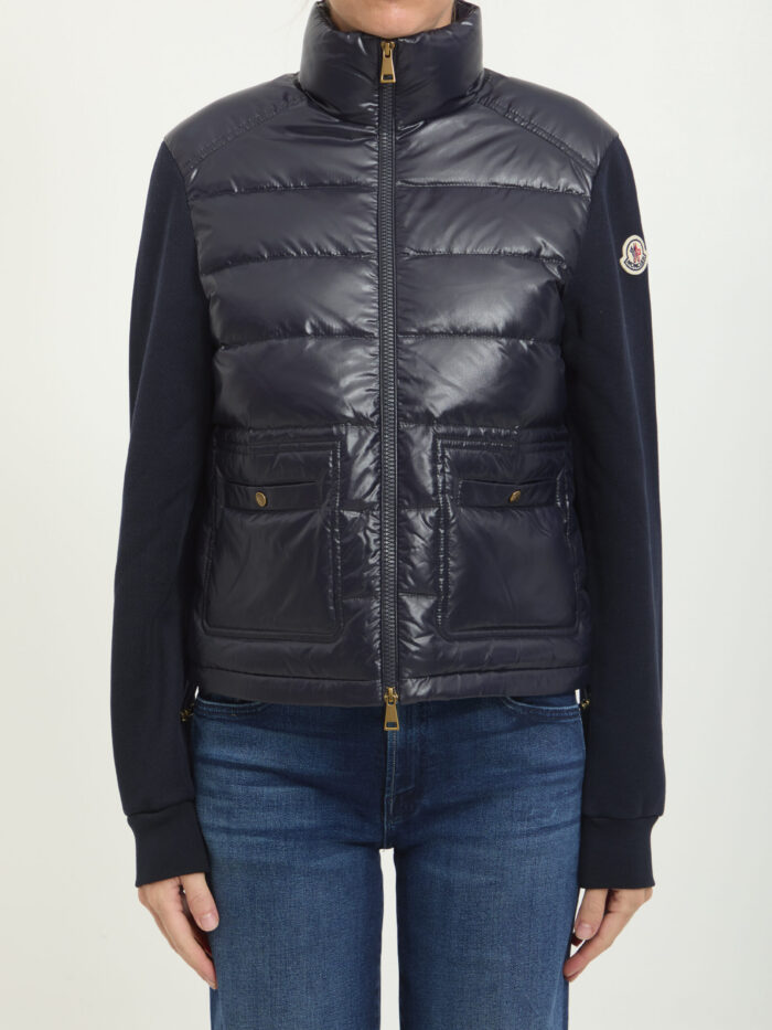 moncler cotton zip up sweatshirt Moncler Cotton zip-up sweatshirt