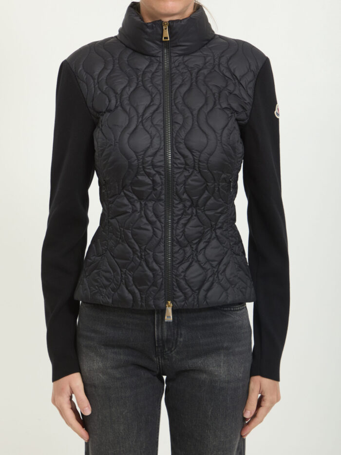 Moncler Padded zip cardigan