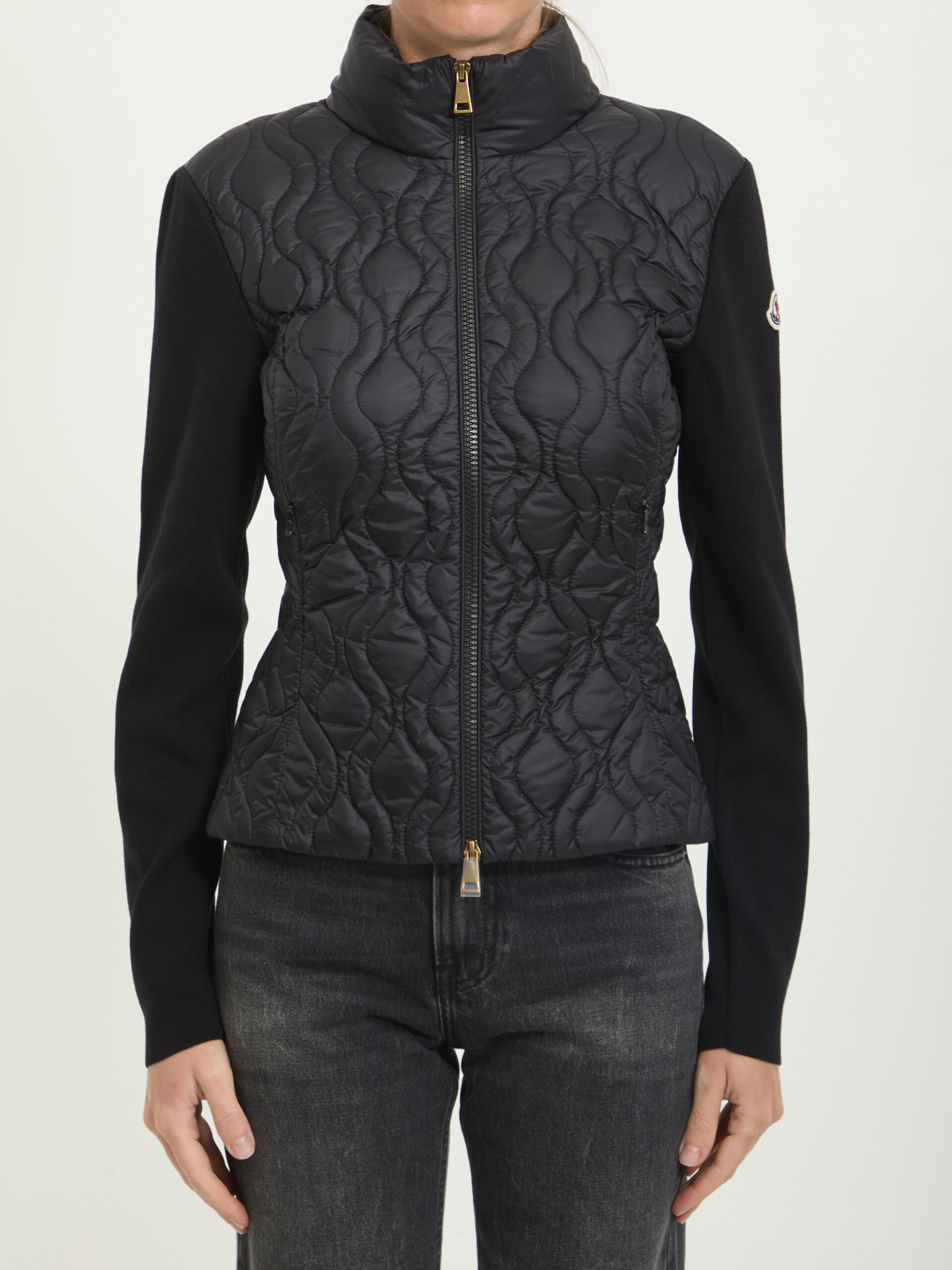 Moncler Padded zip cardigan