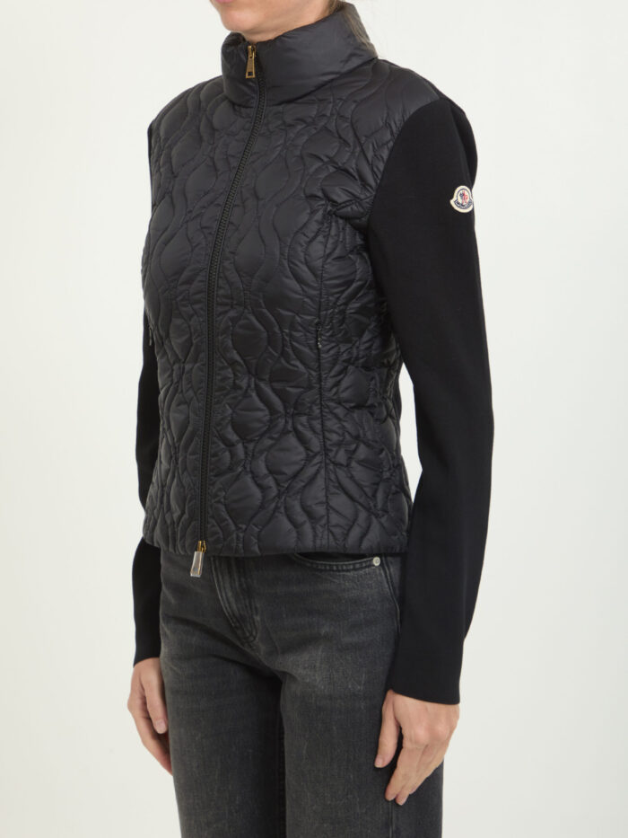 Moncler Padded zip cardigan