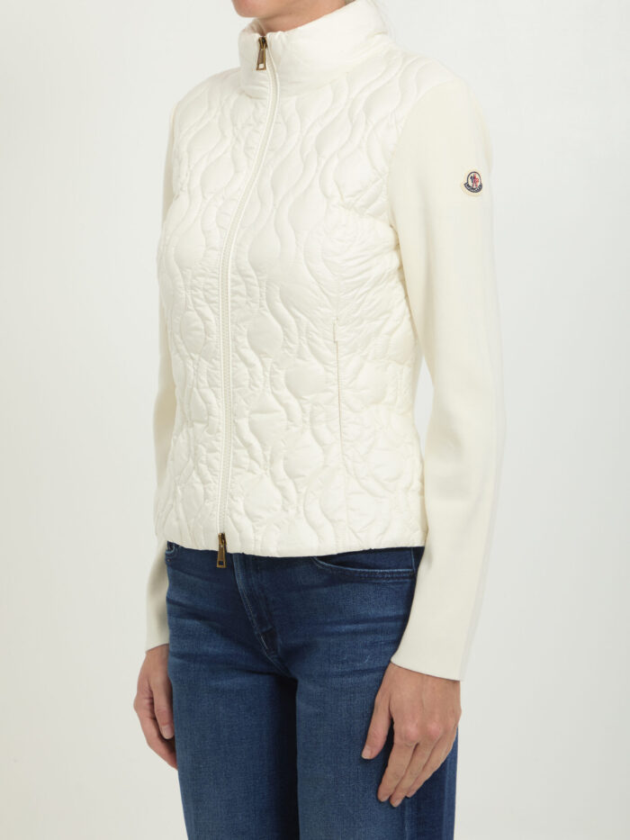 Moncler Padded zip cardigan