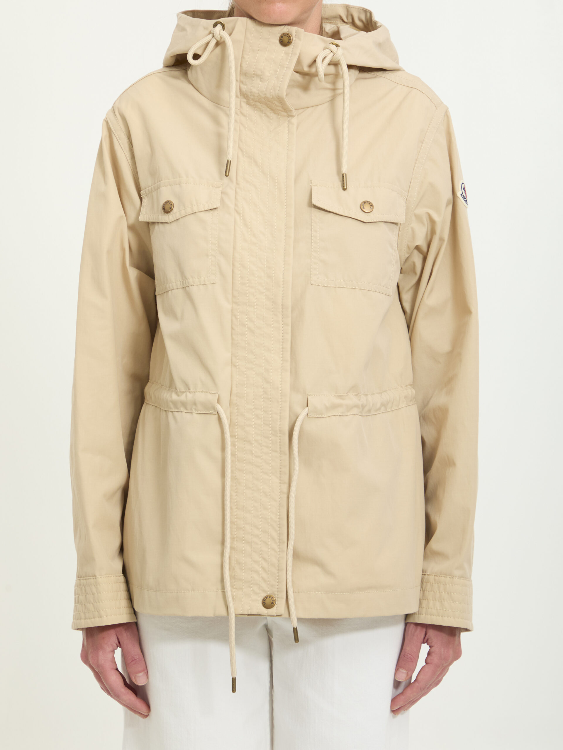 Moncler Parka Serin in cotton blend