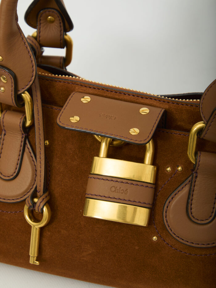 Chloe Paddington suede leather bag