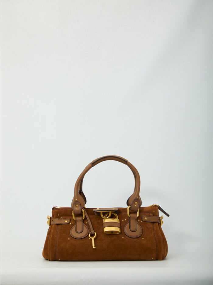 Chloe Paddington suede leather bag