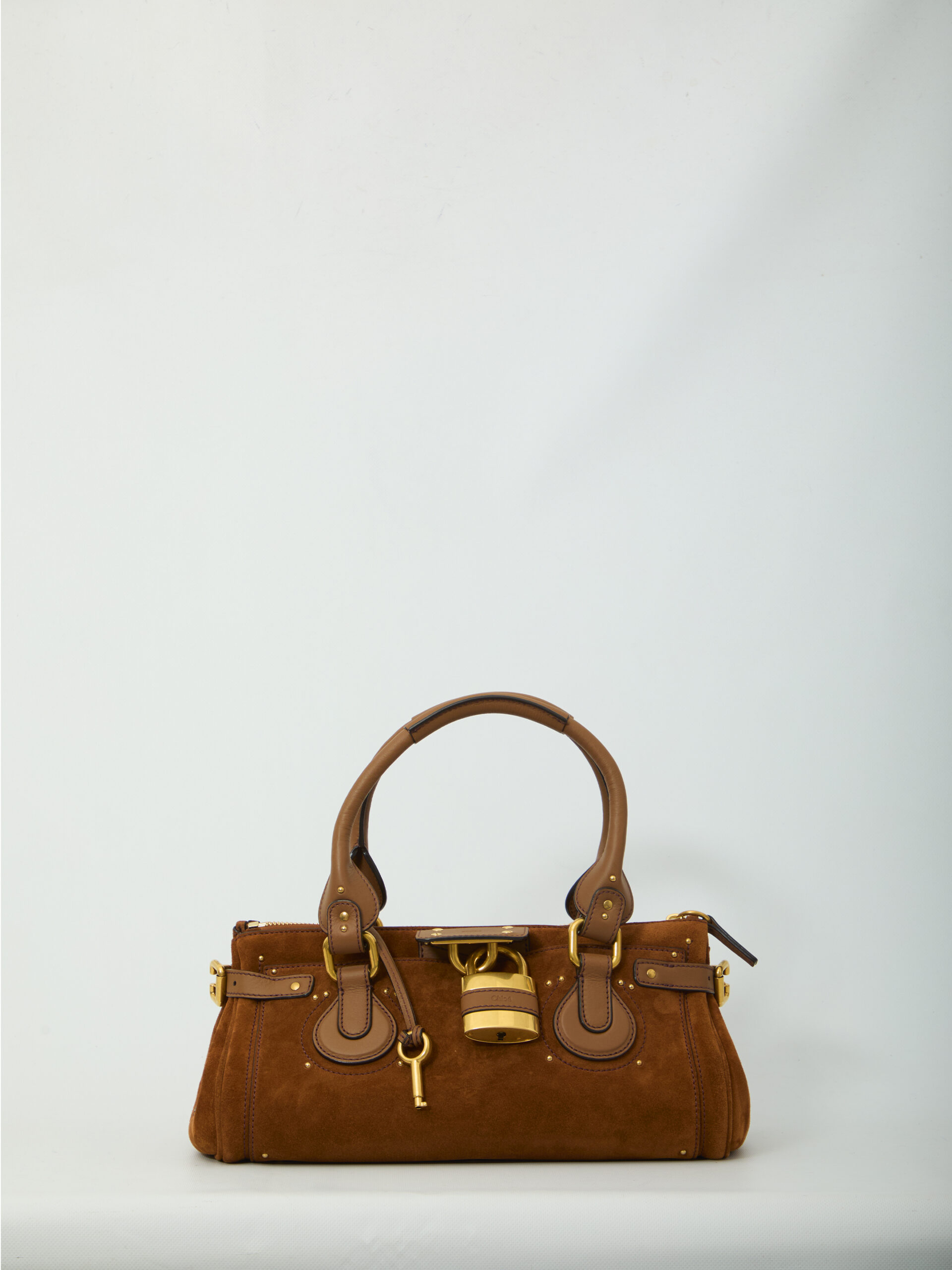 Chloe Paddington suede leather bag