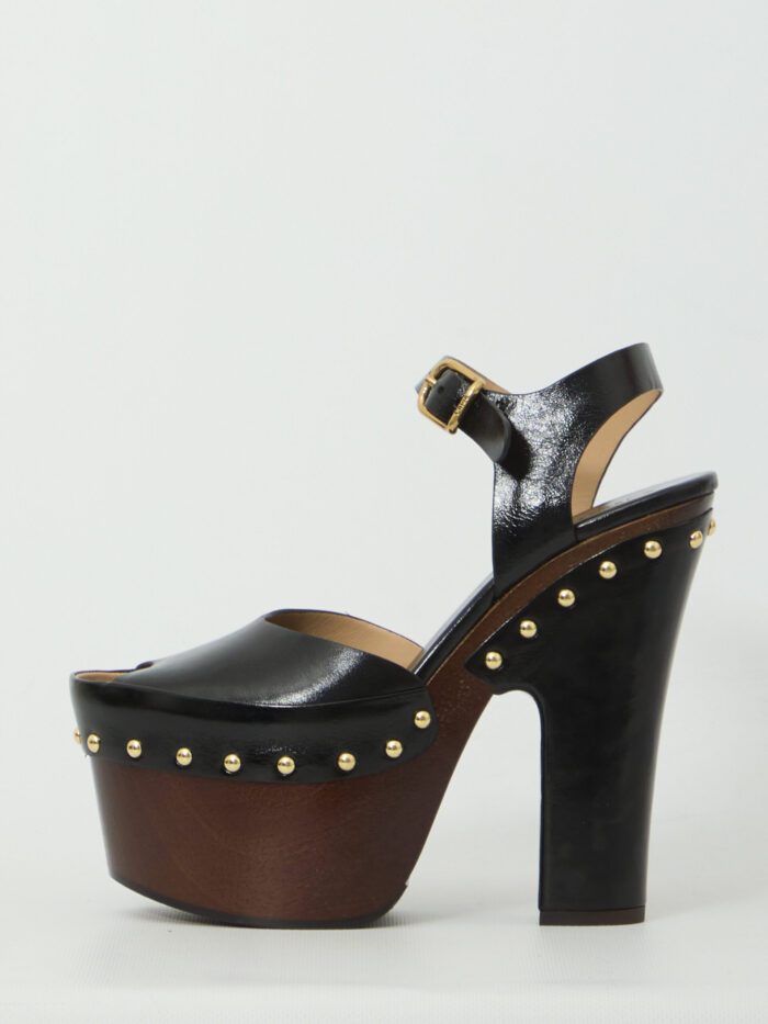 Chloe Meret platform clogs sandals