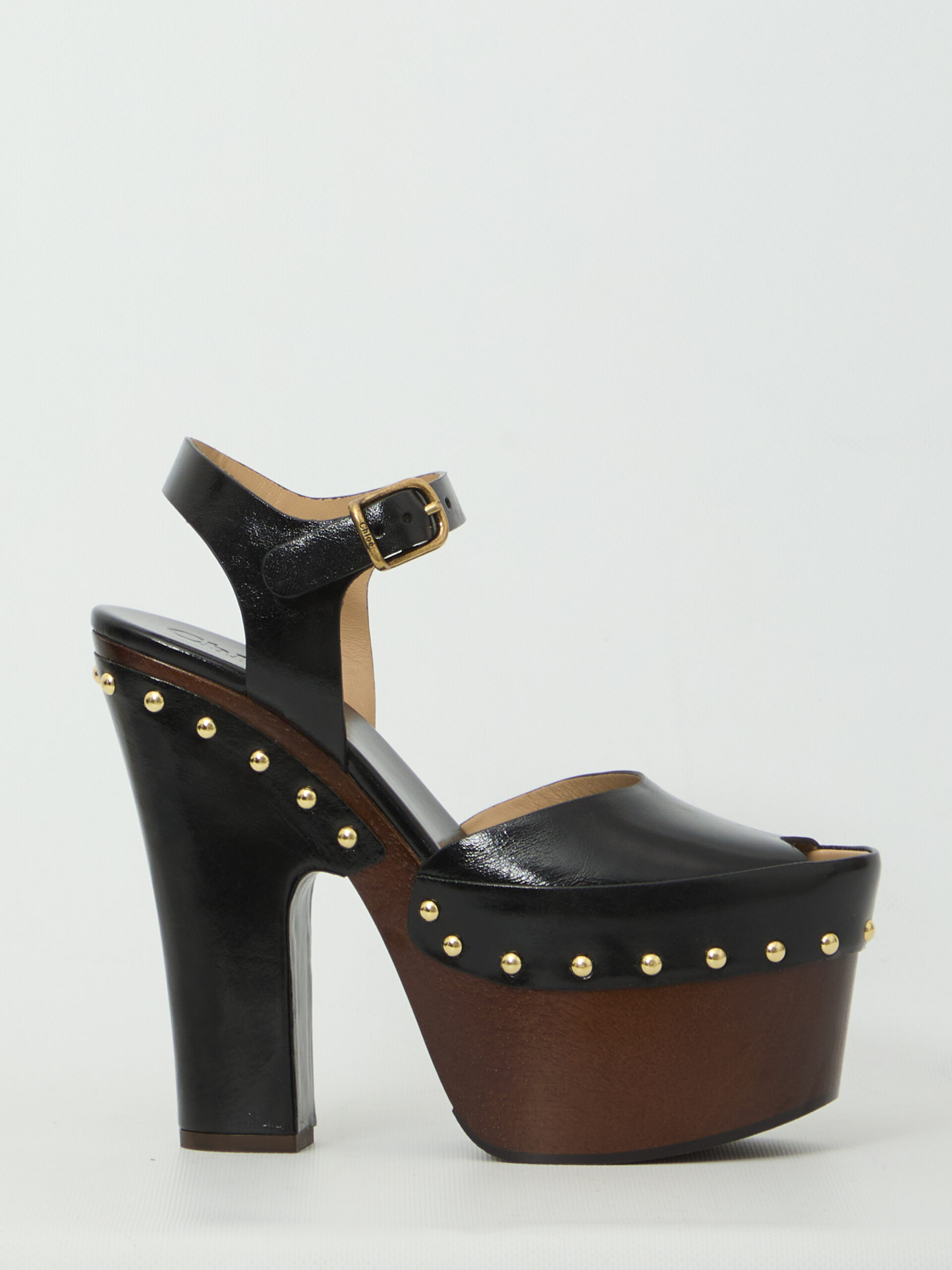 Chloe Meret platform clogs sandals
