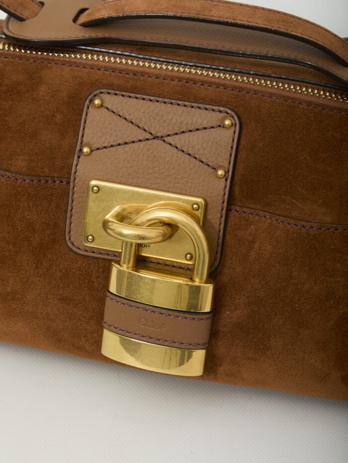 Chloe Paddington suede crossbody bag