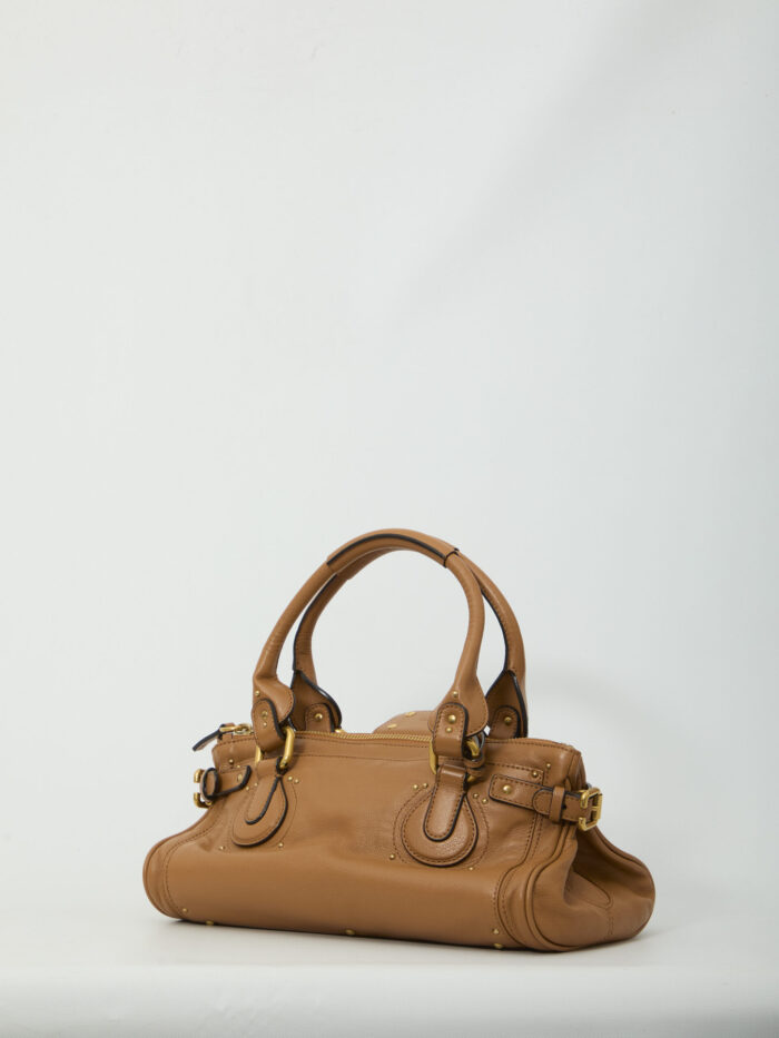 Chloe Paddington grained leather bag