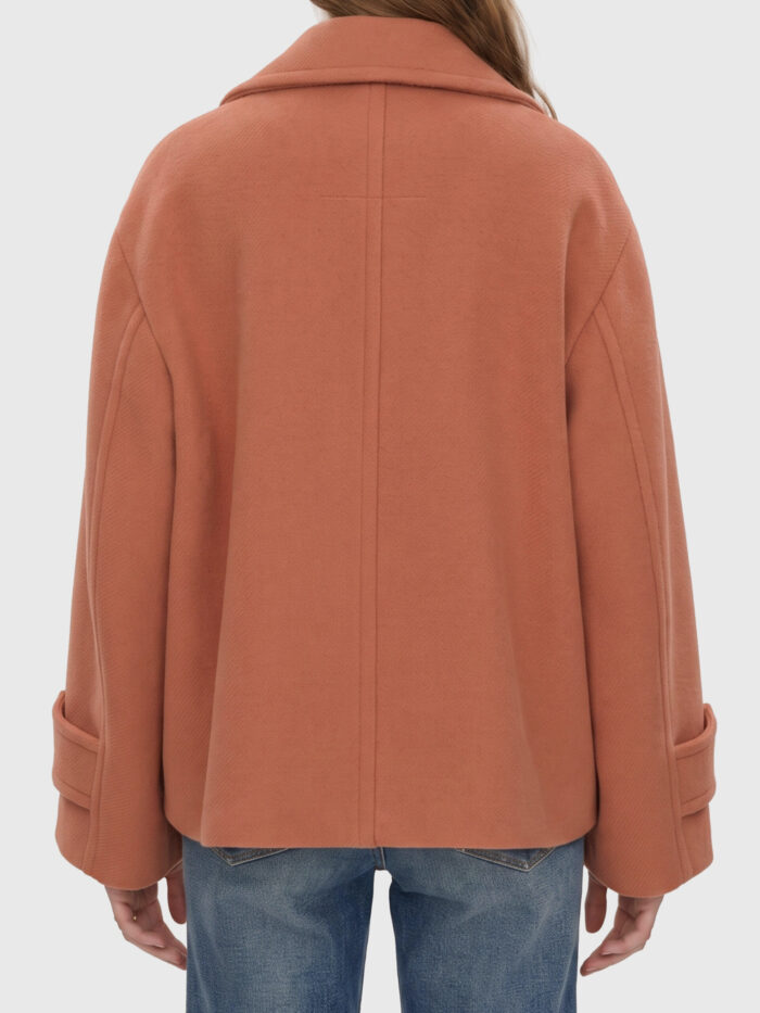 Chloe Oversized short wool coat