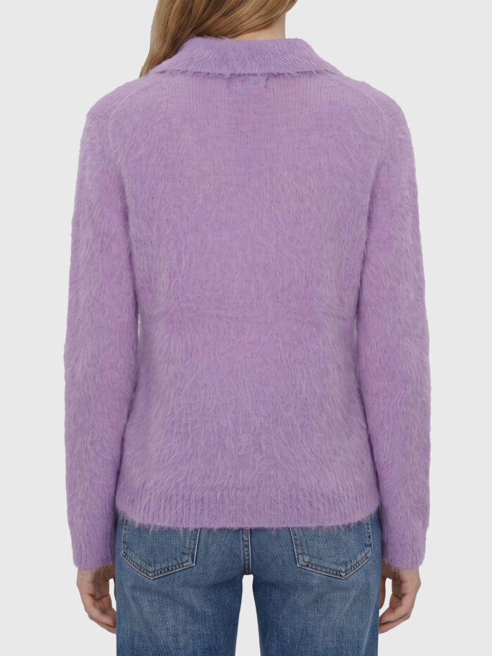 Chloe Dreamy Lavander polo-style pullover