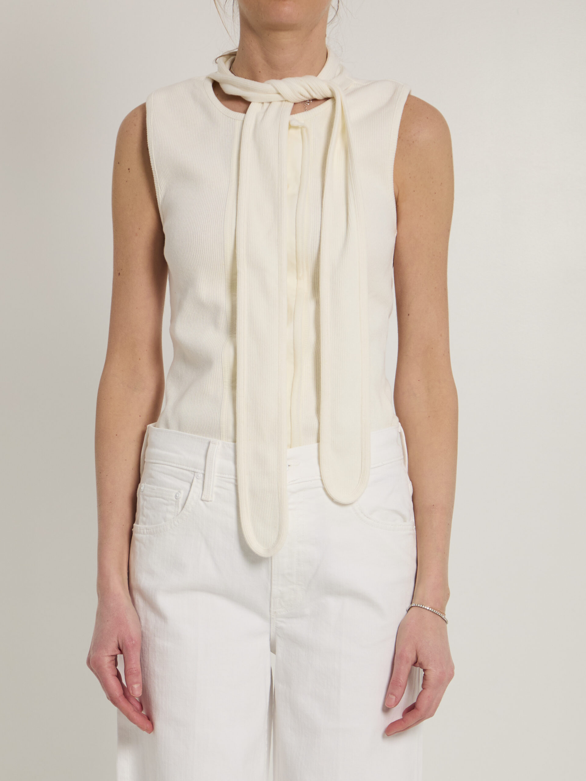 Lemaire Asymmetrical fitted top