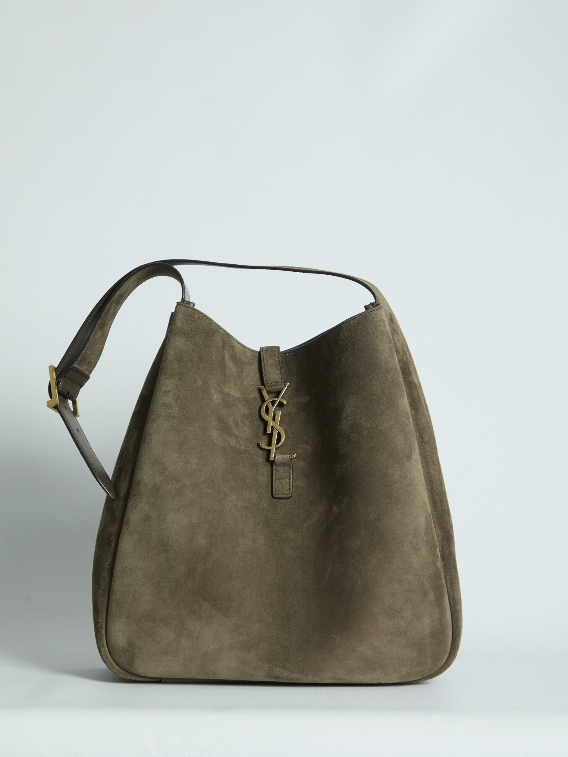 Saint Laurent Suede Le 5 à 7 bag large