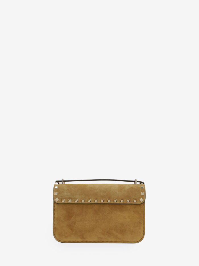 Valentino Garavani Rockstud small suede crossbody bag