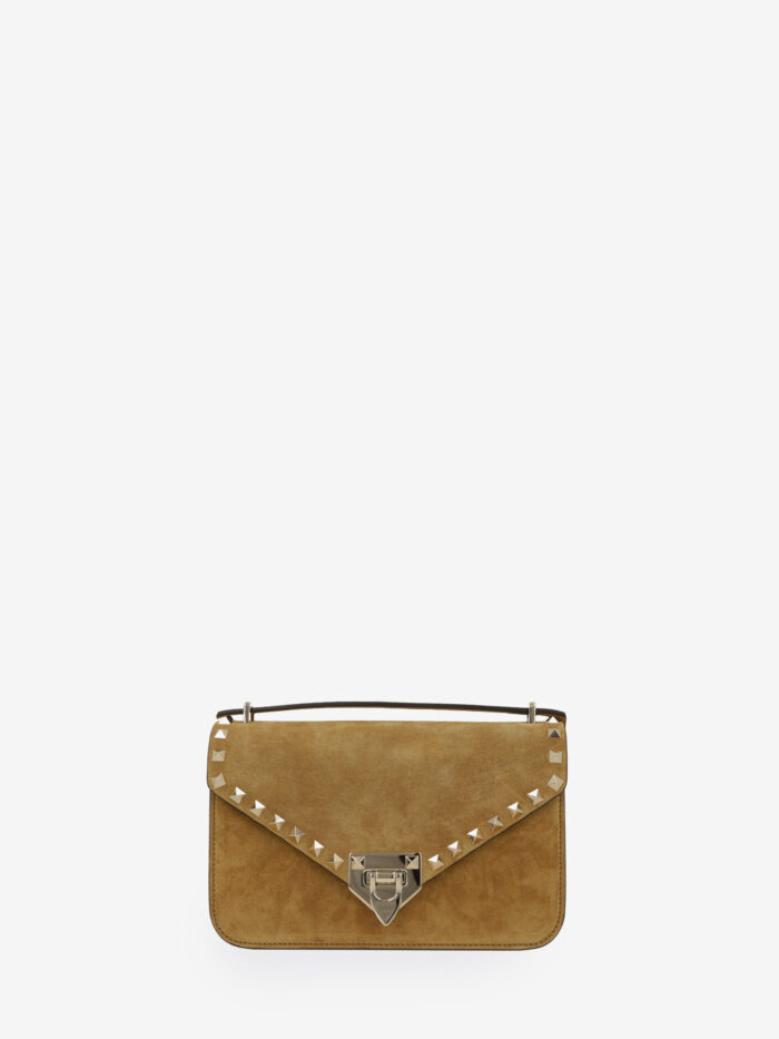 valentino garavani rockstud small suede crossbody bag Valentino Garavani Rockstud small suede crossbody bag