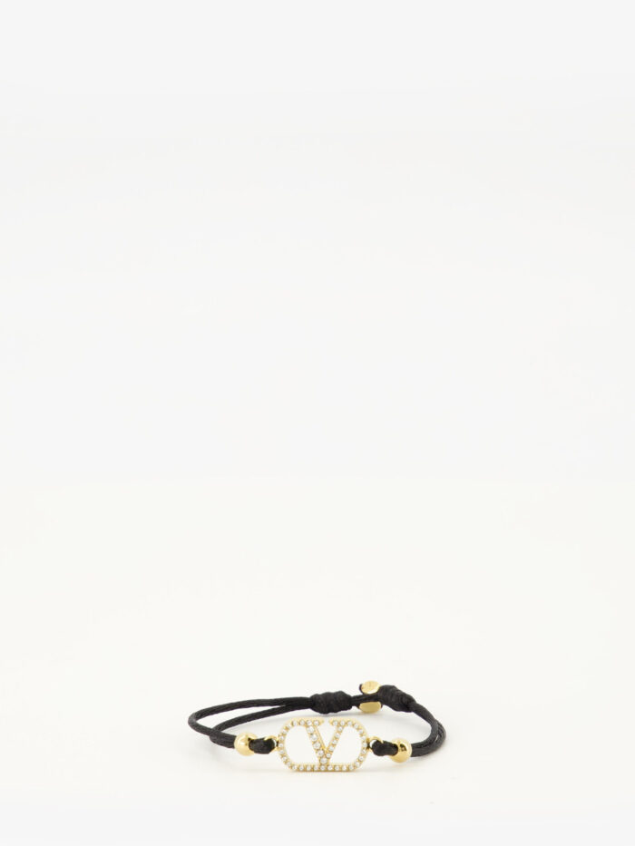 valentino garavani vlogo signature swarovski® crystal bracelet Valentino Garavani VLogo Signature Swarovski® Crystal bracelet