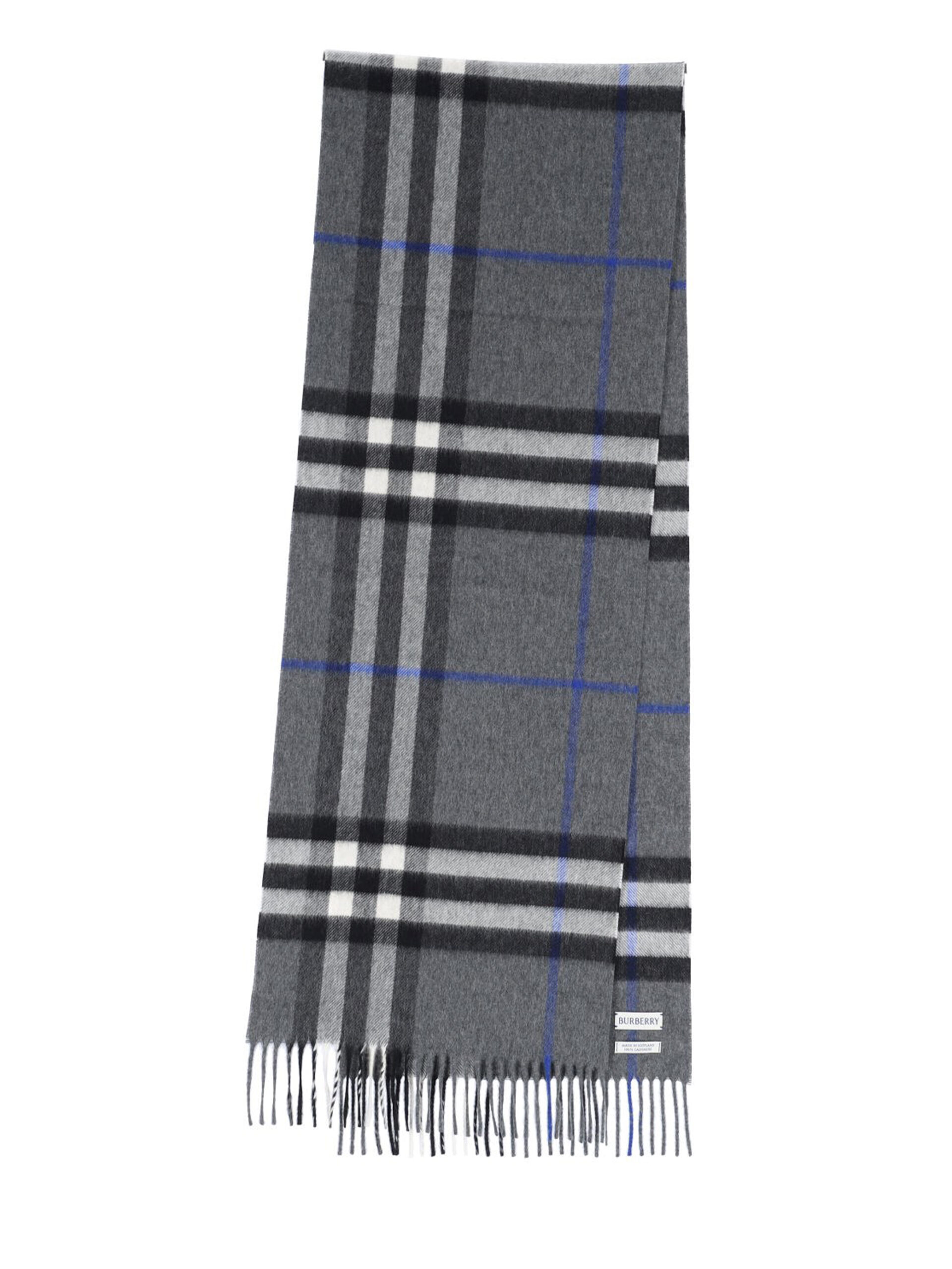 Burberry Check cashmere scarf