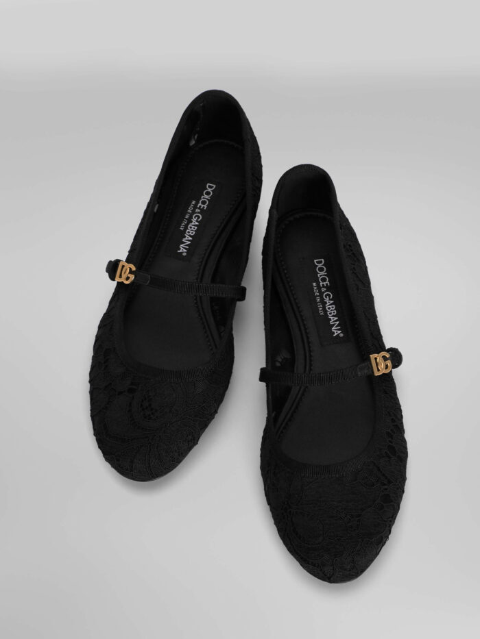 Dolce&gabbana Taormina lace ballet flats