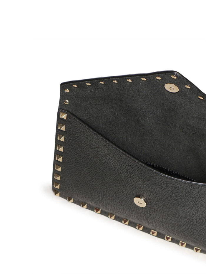 Valentino Garavani Grainy calfskin Rockstud pouch