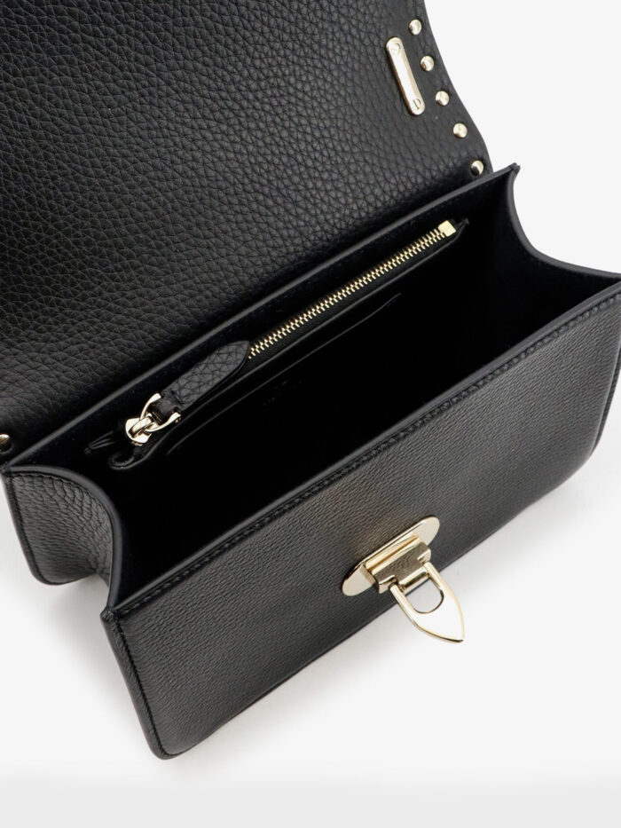 Valentino Garavani Grained calfskin small Rockstud crossbody bag