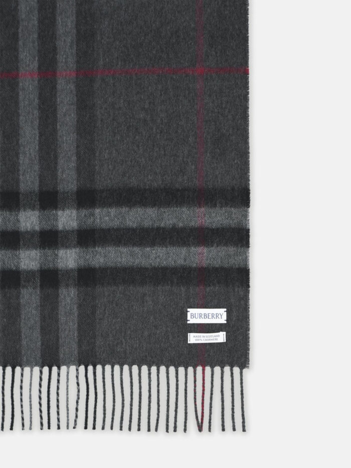 Burberry Check cashmere scarf