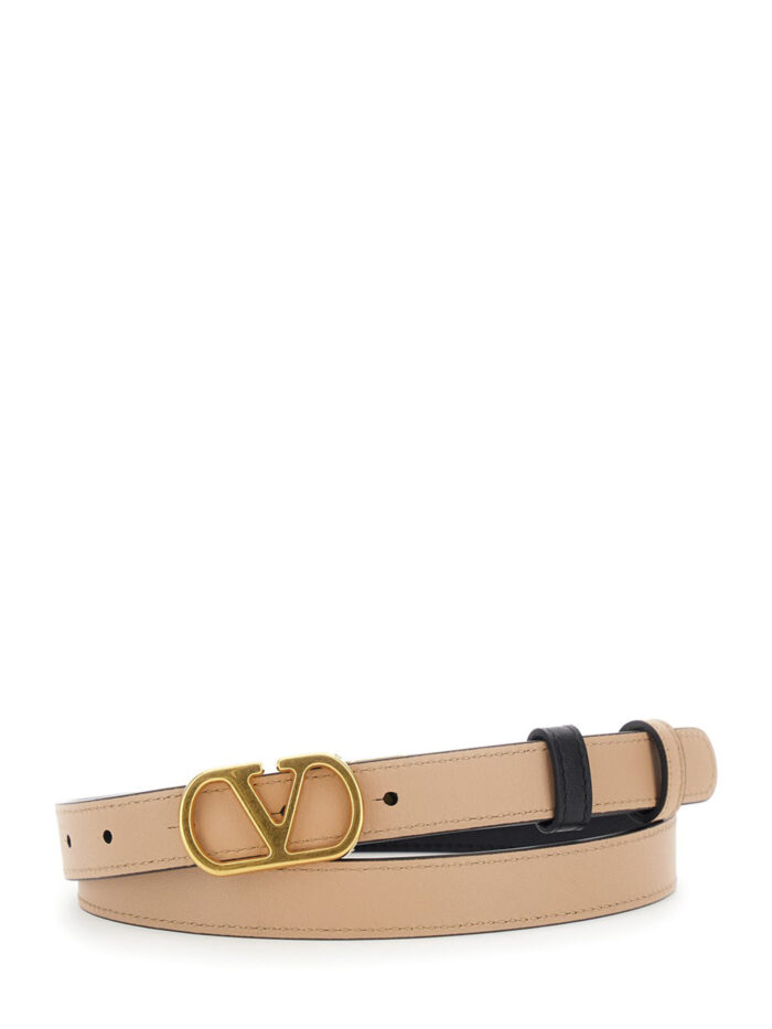 Valentino Garavani Valentino Garavani VLogo Signature reversible leather belt