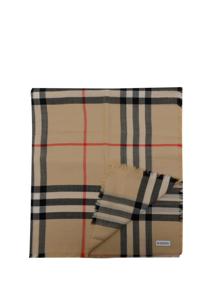 burberry check wool scarf Burberry Check wool scarf