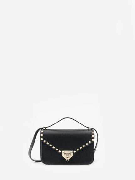 Valentino Garavani Grained calfskin small Rockstud crossbody bag