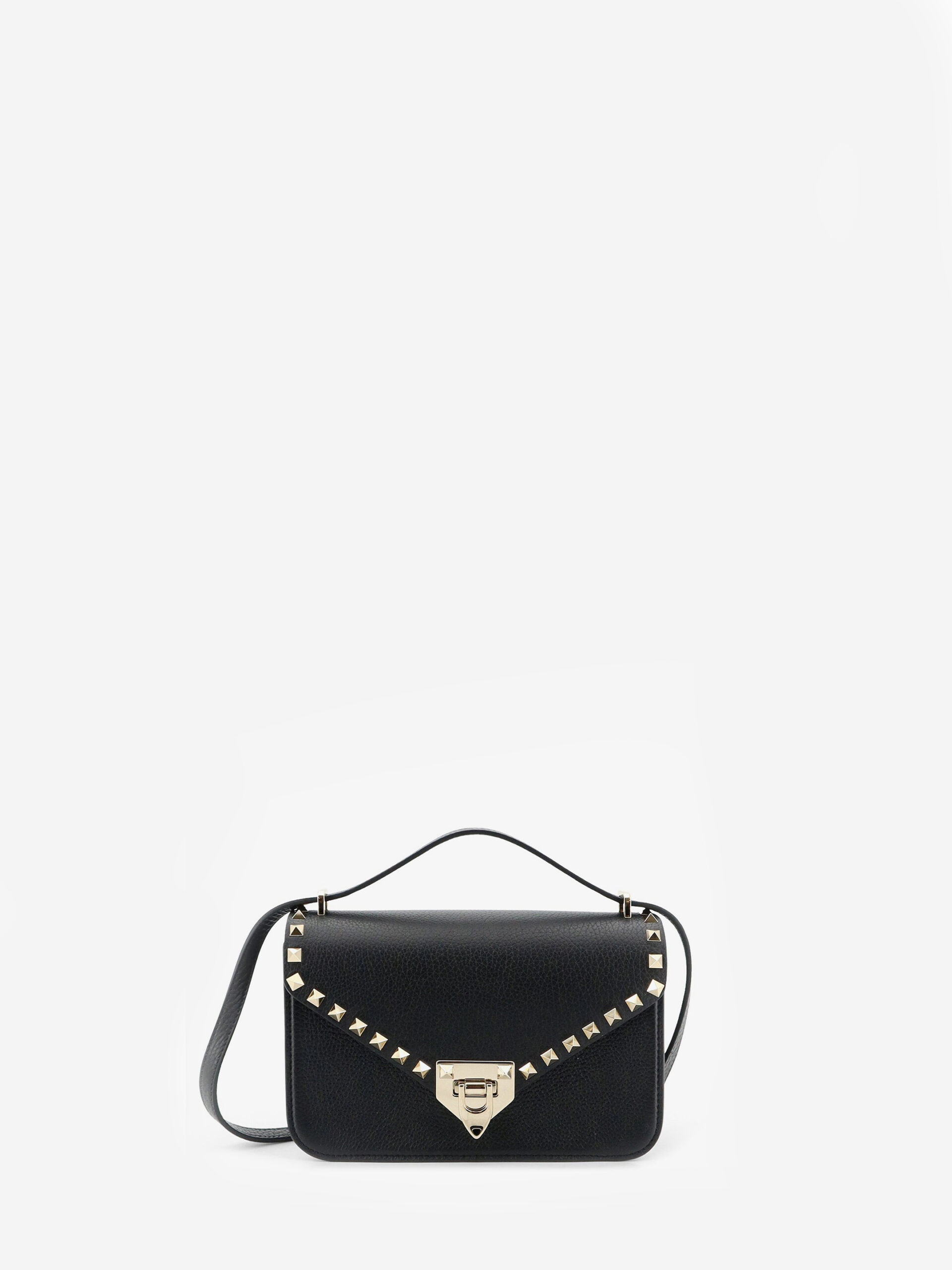 Valentino Garavani Grained calfskin small Rockstud crossbody bag
