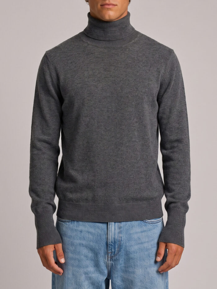 ballantyne derby grey cashmere turtleneck Ballantyne Derby grey cashmere turtleneck