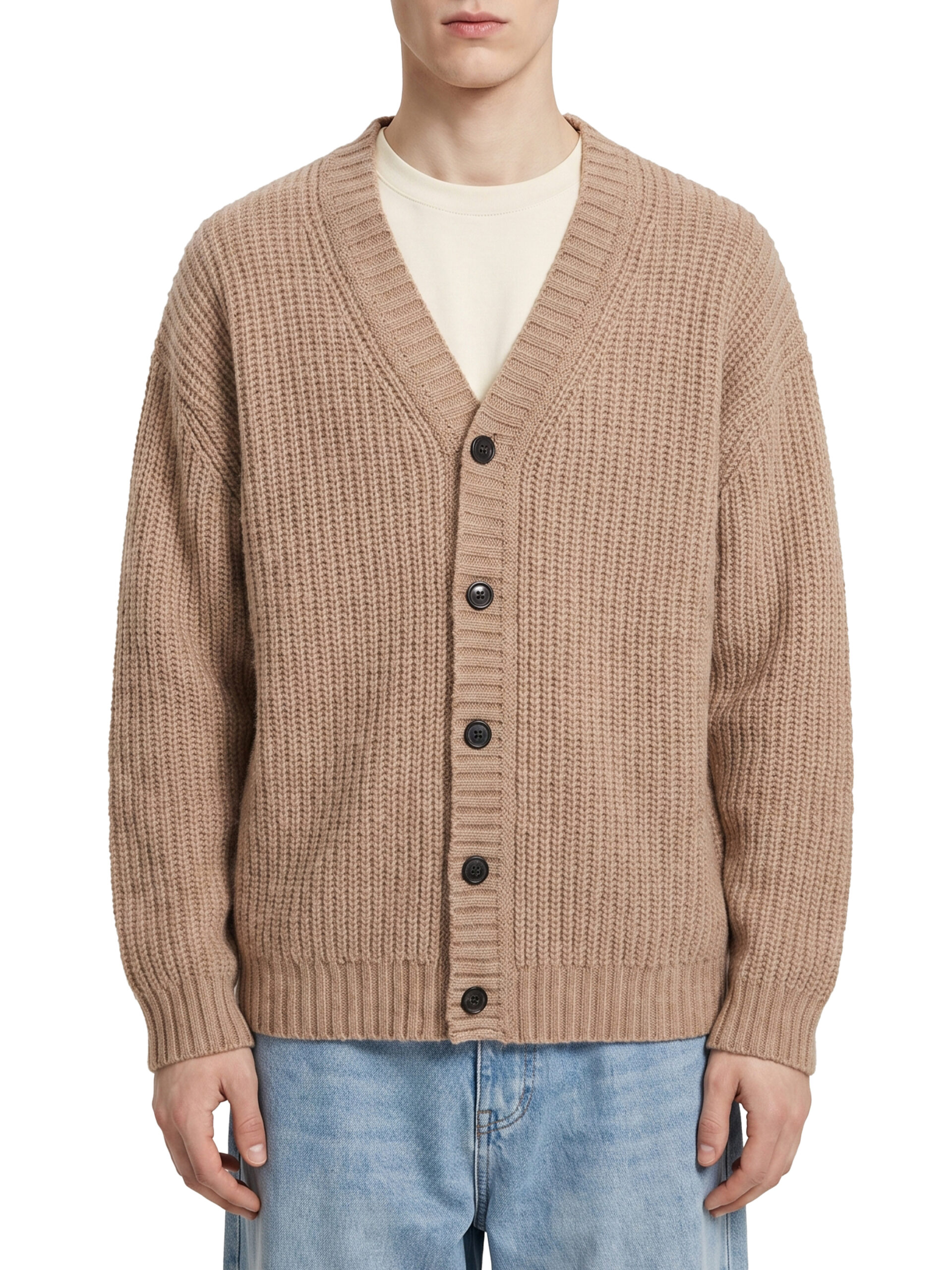 Roberto Collina Rope wool cardigan over