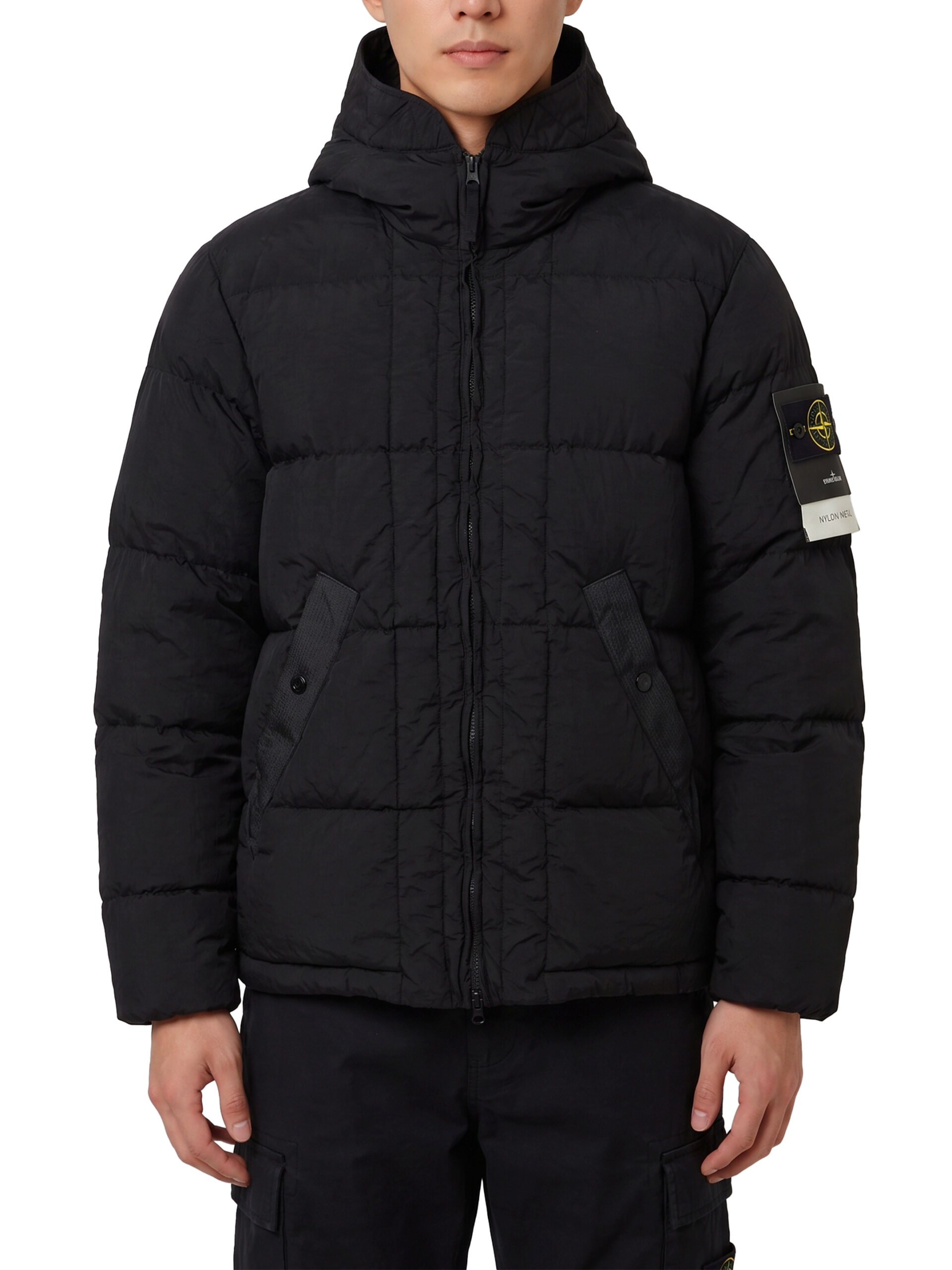 Stone Island Econyl® nylon down jacket