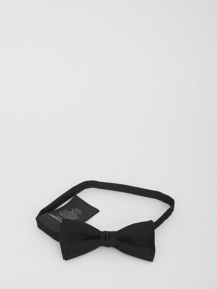 Saint Laurent Yves bow tie in silk