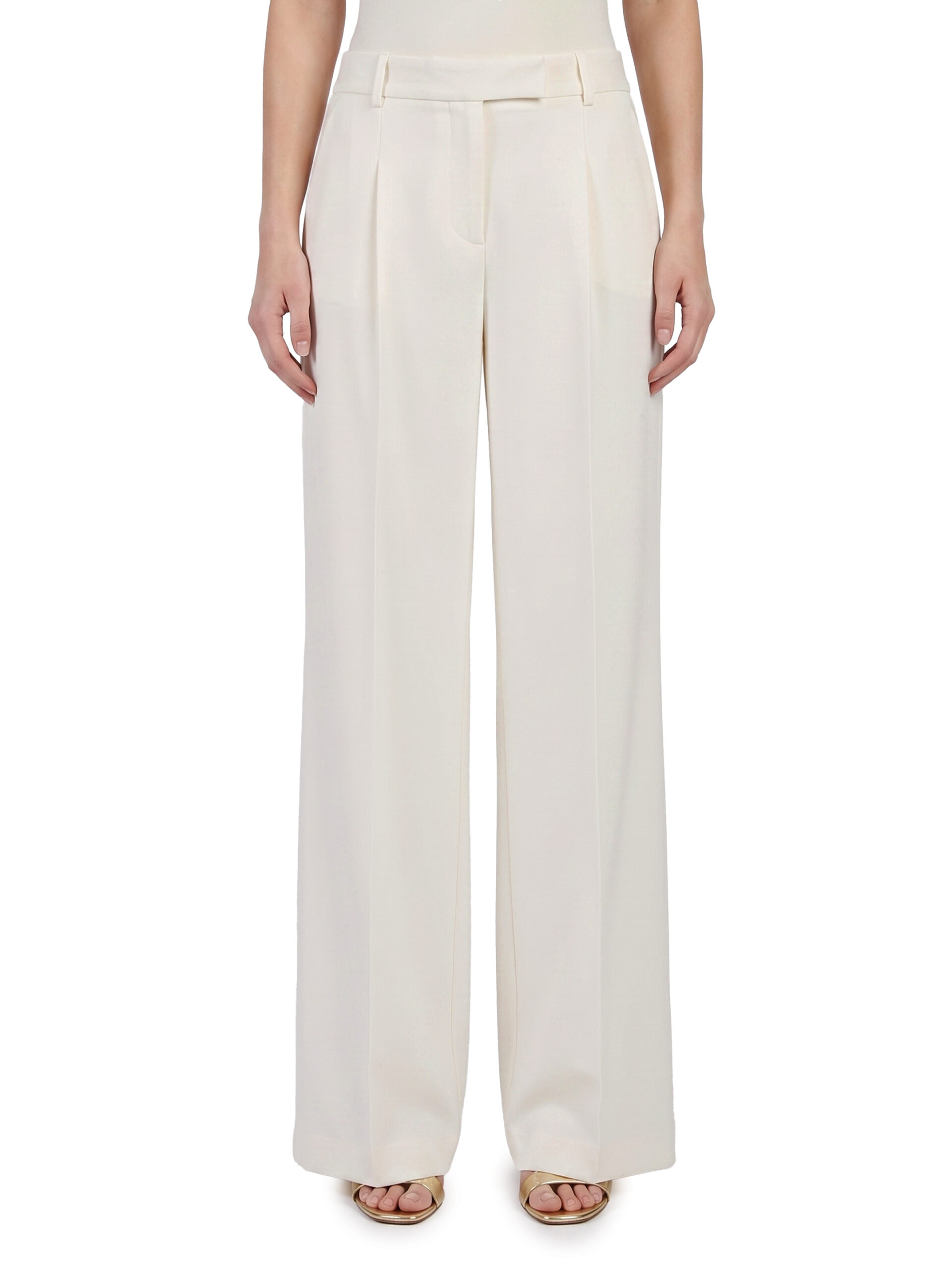 Federica Tosi Wide-leg cady trousers
