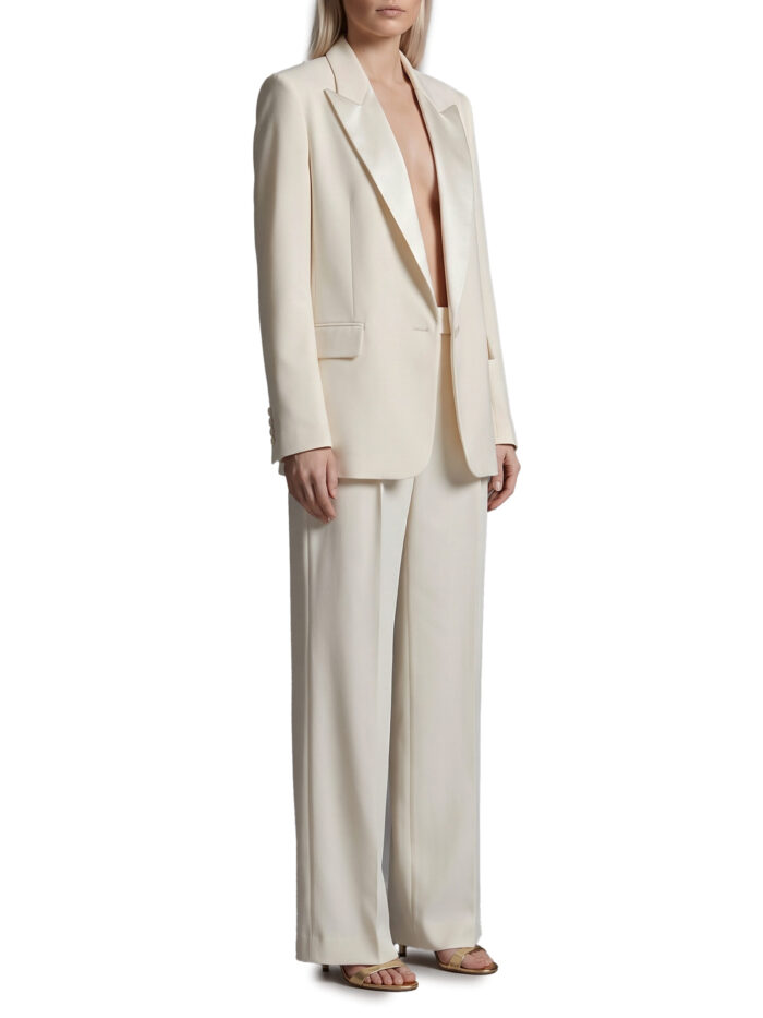 Federica Tosi Wide-leg cady trousers