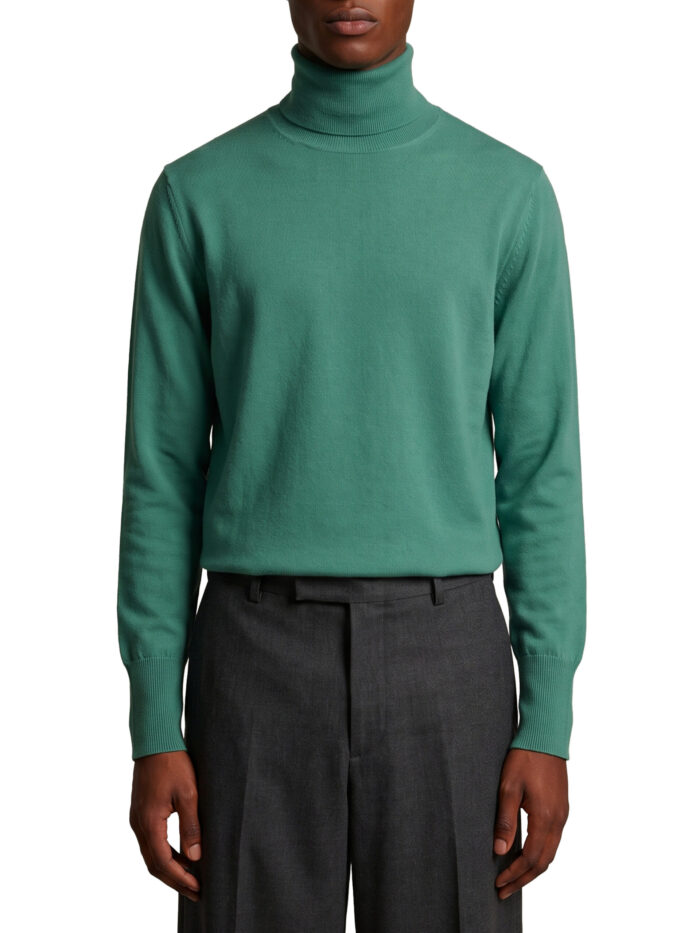 ballantyne zephir green cashmere turtleneck Ballantyne Zephir green cashmere turtleneck