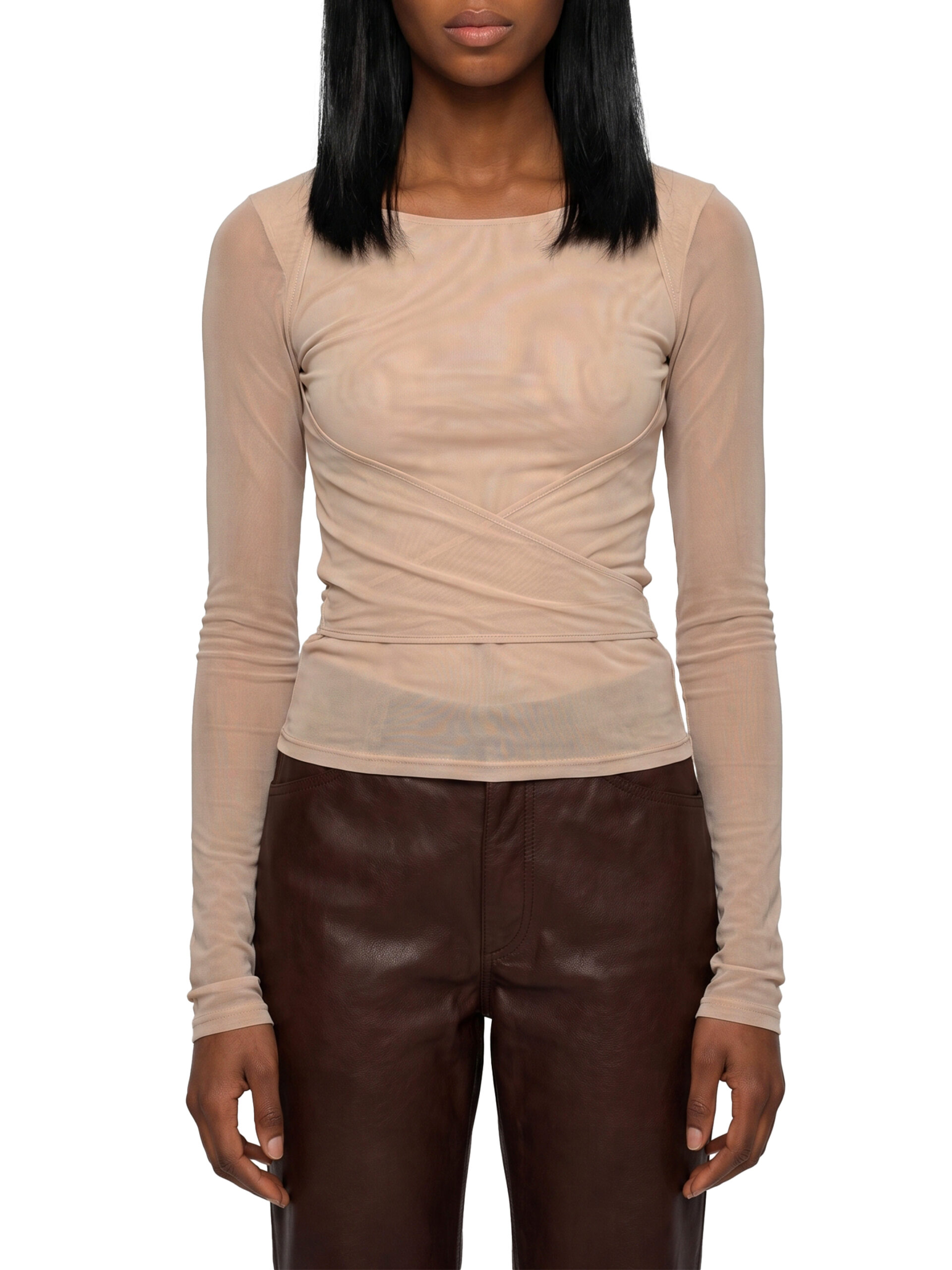 Lemaire Powder Ballerina wrap top