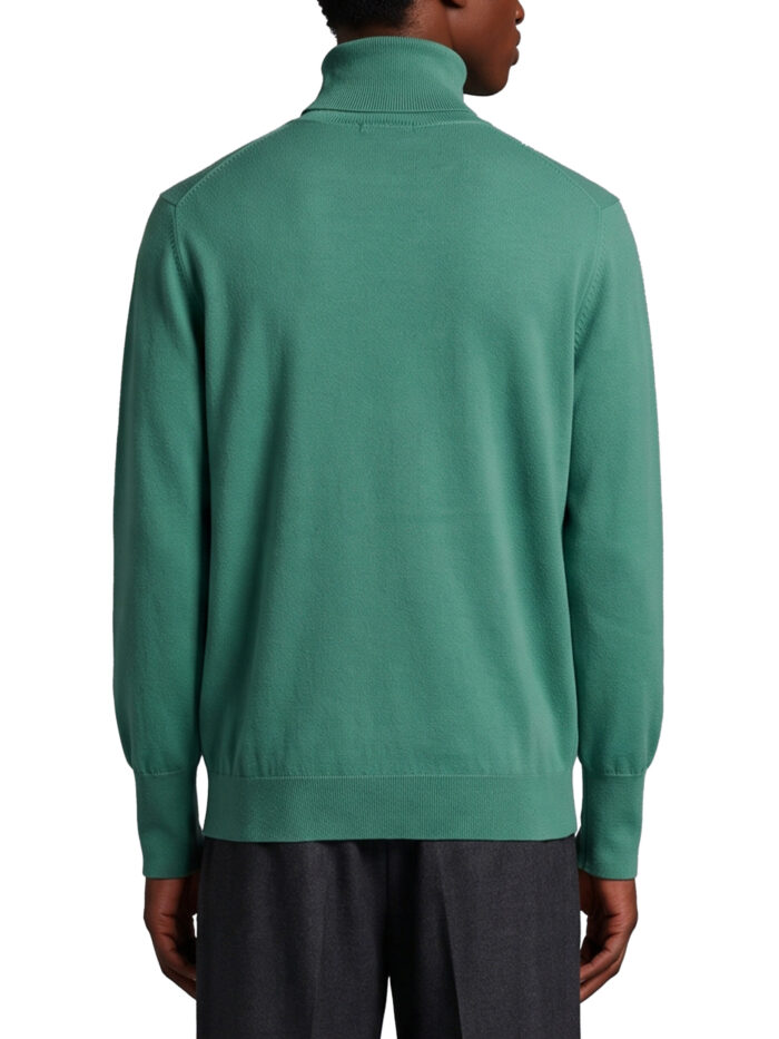 Ballantyne Zephir green cashmere turtleneck