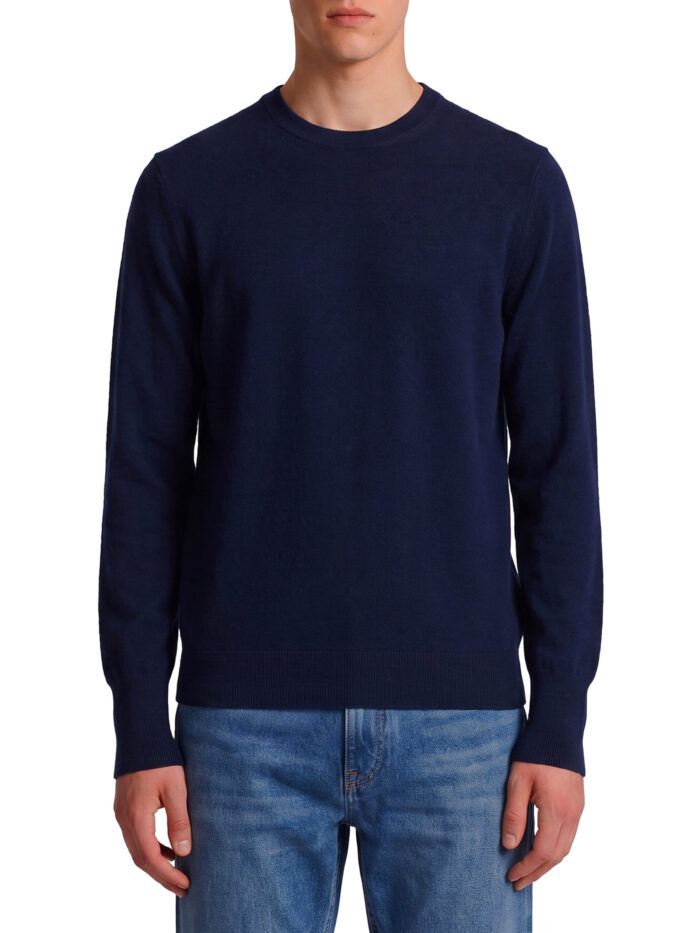 Ballantyne Navy crewneck pullover