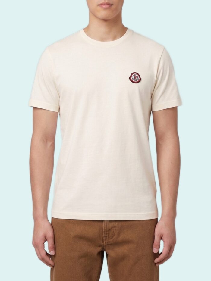 moncler cotton jersey t shirt with logo Moncler Cotton jersey T-shirt with logo