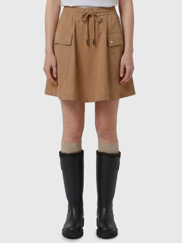 Moncler A-line mini skirt in cotton blend