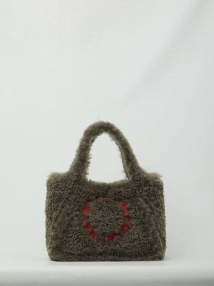 Stella Mccartney Teddy-effect logo tote bag