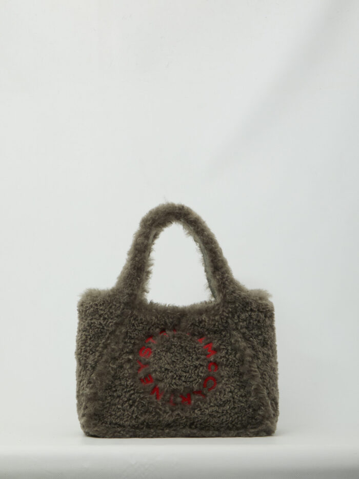 stella mccartney teddy effect logo tote bag Stella Mccartney Teddy-effect logo tote bag