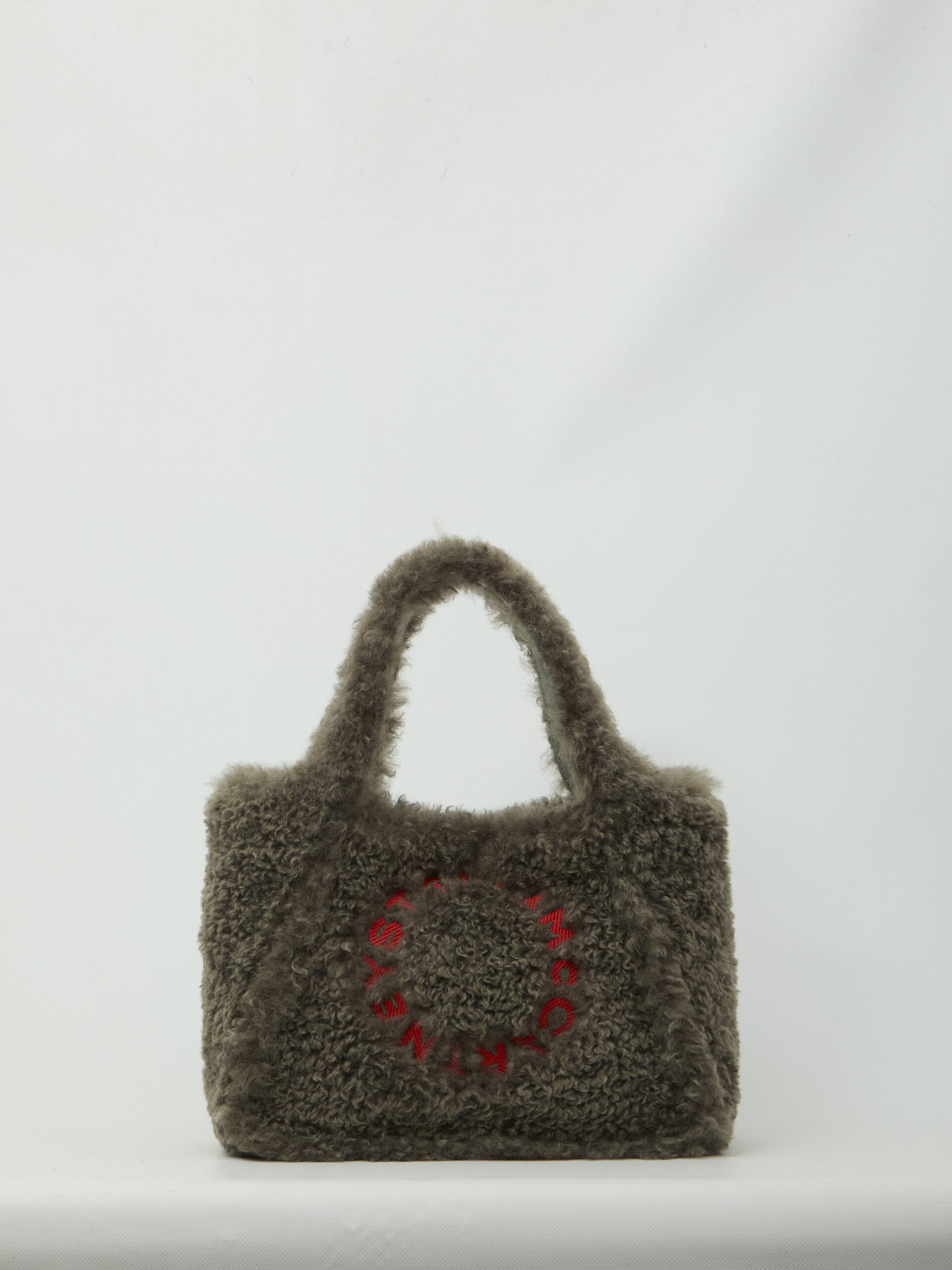 Stella Mccartney Teddy-effect logo tote bag