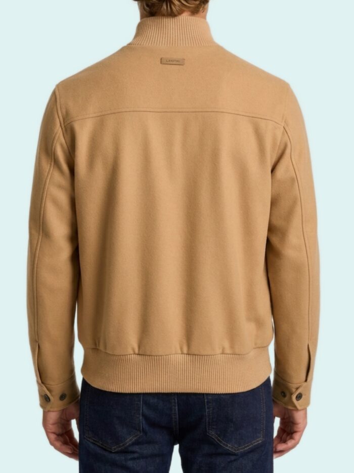 Lardini Camel Sponge bomber jacket
