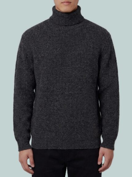 Lemaire Black  high-neck sweater